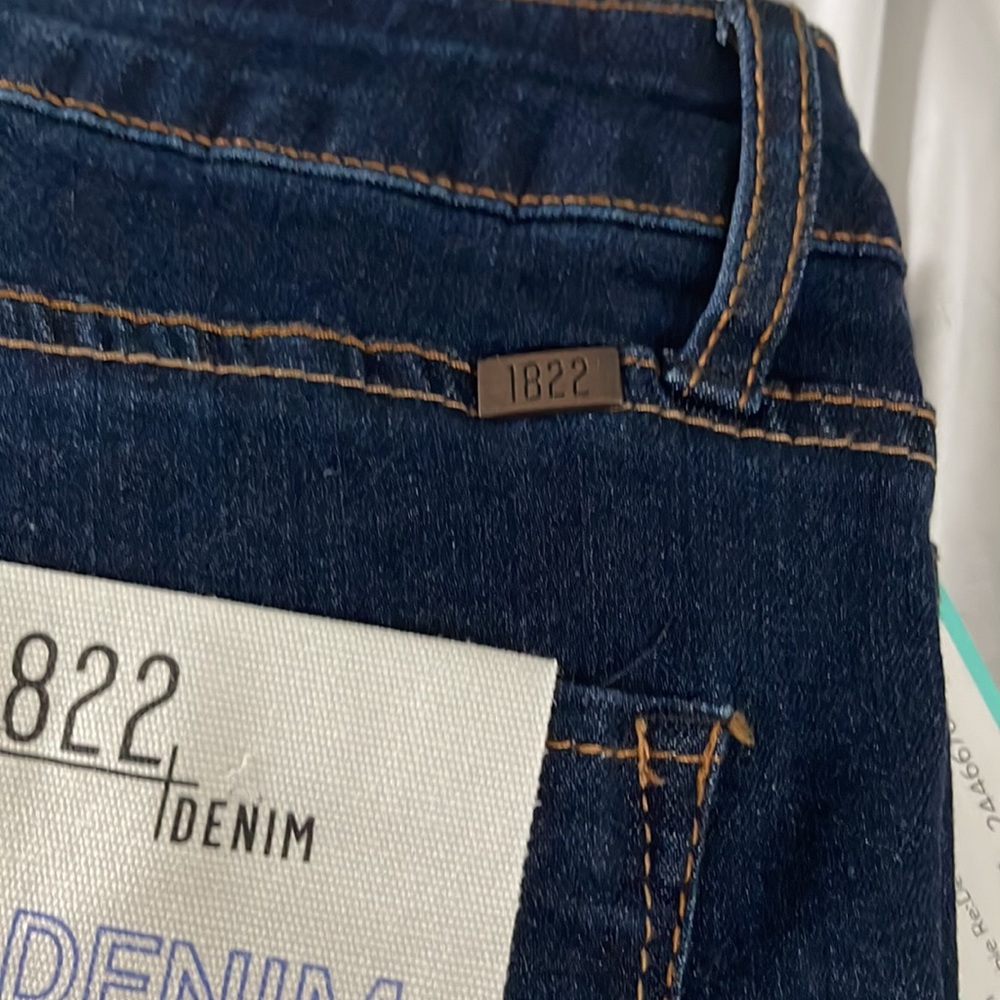 NWT 1822 high rise skinny cuffed jeans - Picture 8 of 9